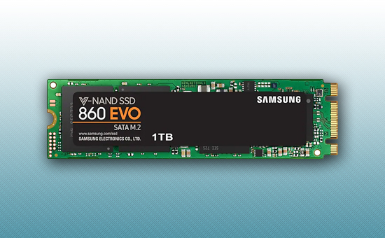 Твердотельный накопитель SSD 1TB Samsung 860EVO M.2 2280 [MZ-N6E1T0BW]