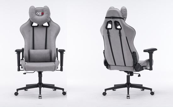 Игровое кресло AGE M-906 светло-серый