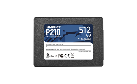 Твердотельный накопитель SSD 512GB Patriot P210