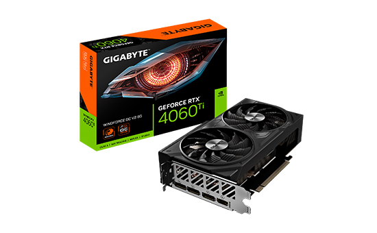 Видеокарта Gigabyte RTX 4060Ti WINDFORCE OC V2 8Gb