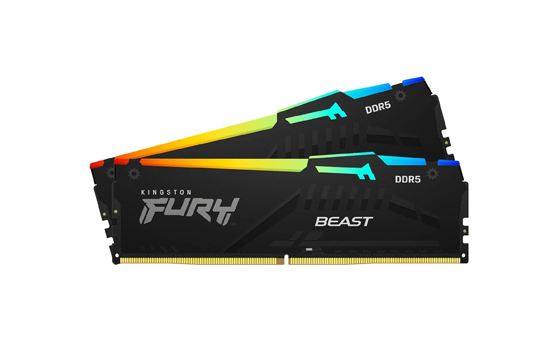 DDR5 64GB kit <6000MHz> FURY Beast RGB EXPO [KF560C36BBEAK2-64] (2x32GB)